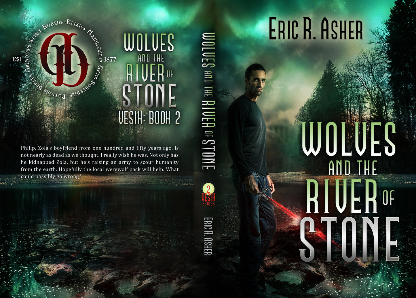 Wolves and the River of Stone Old Cover Small Title (Vesik Book 02)