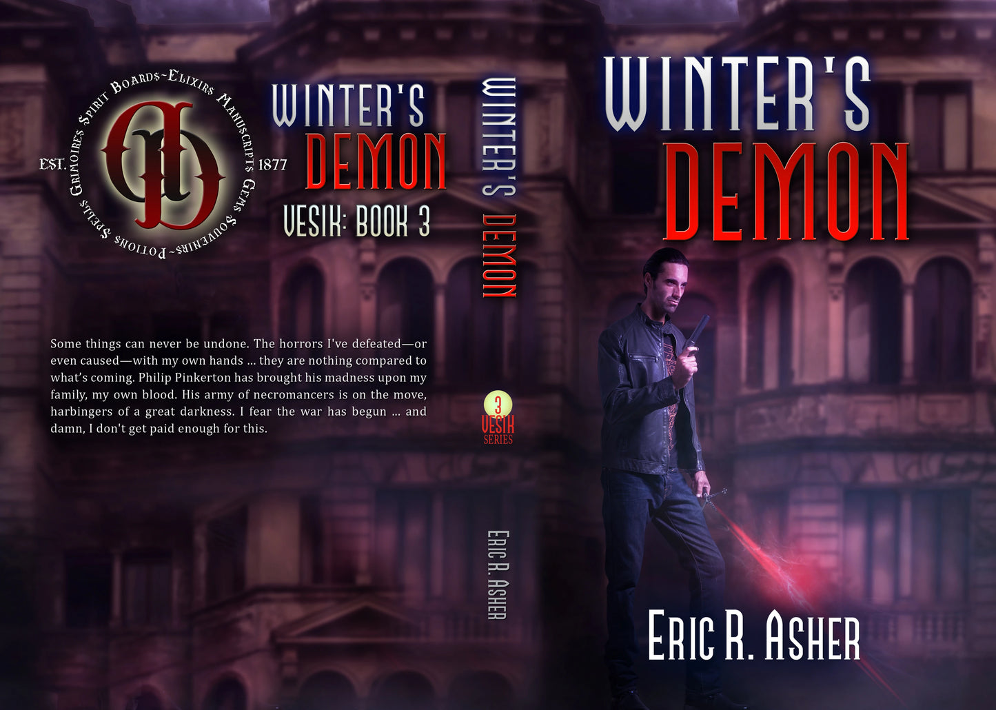 Winter’s Demon Old Cover Small Title (Vesik Book 03)