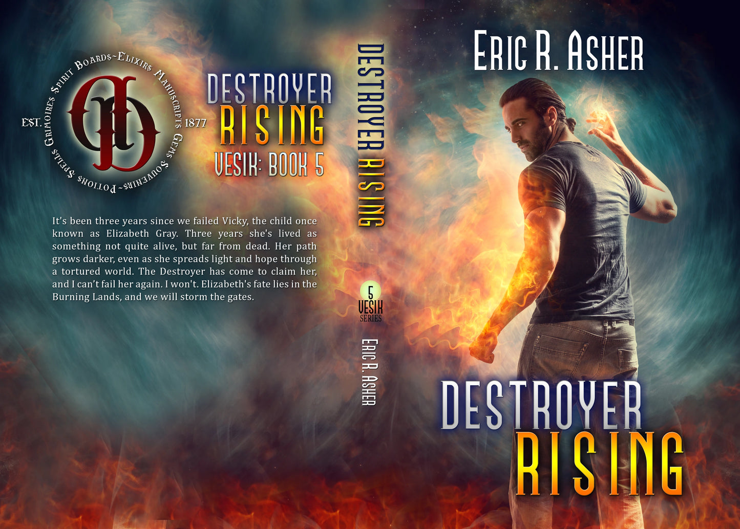 Destroyer Rising Old Cover Small Title (Vesik Book 05)